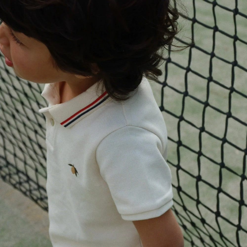 Konges Slojd Florian Polo Shirt - Antique White