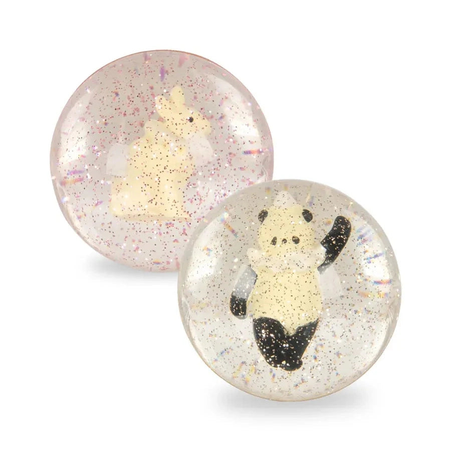 Konges Slojd Glitter Bouncing Ball Set Bunny/Panda