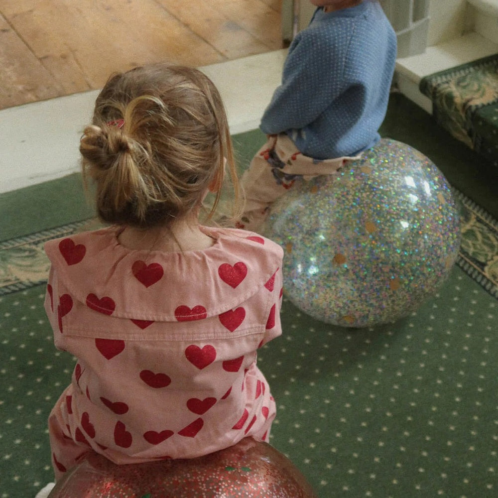 Konges Slojd Glitter Glitter Jump Ball Cherry