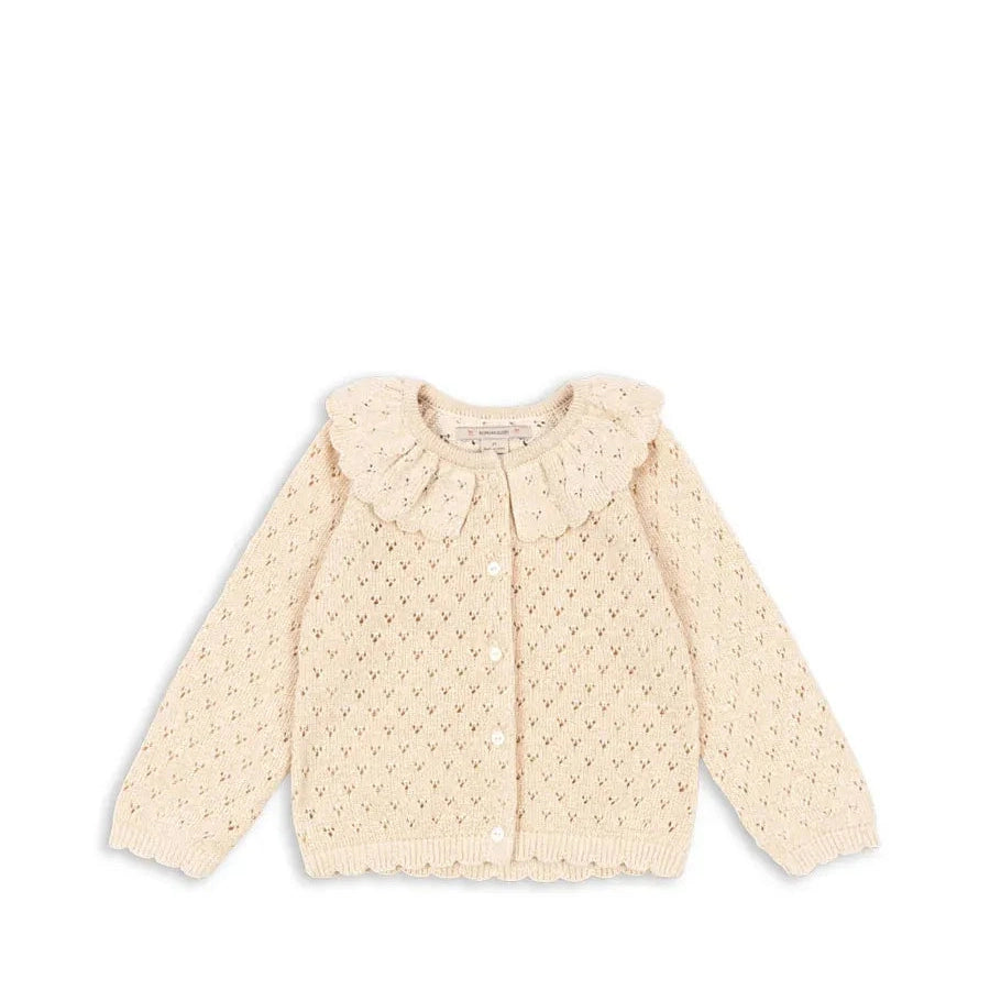 Konges Slojd Holiday Knit Cardigan Buttercream