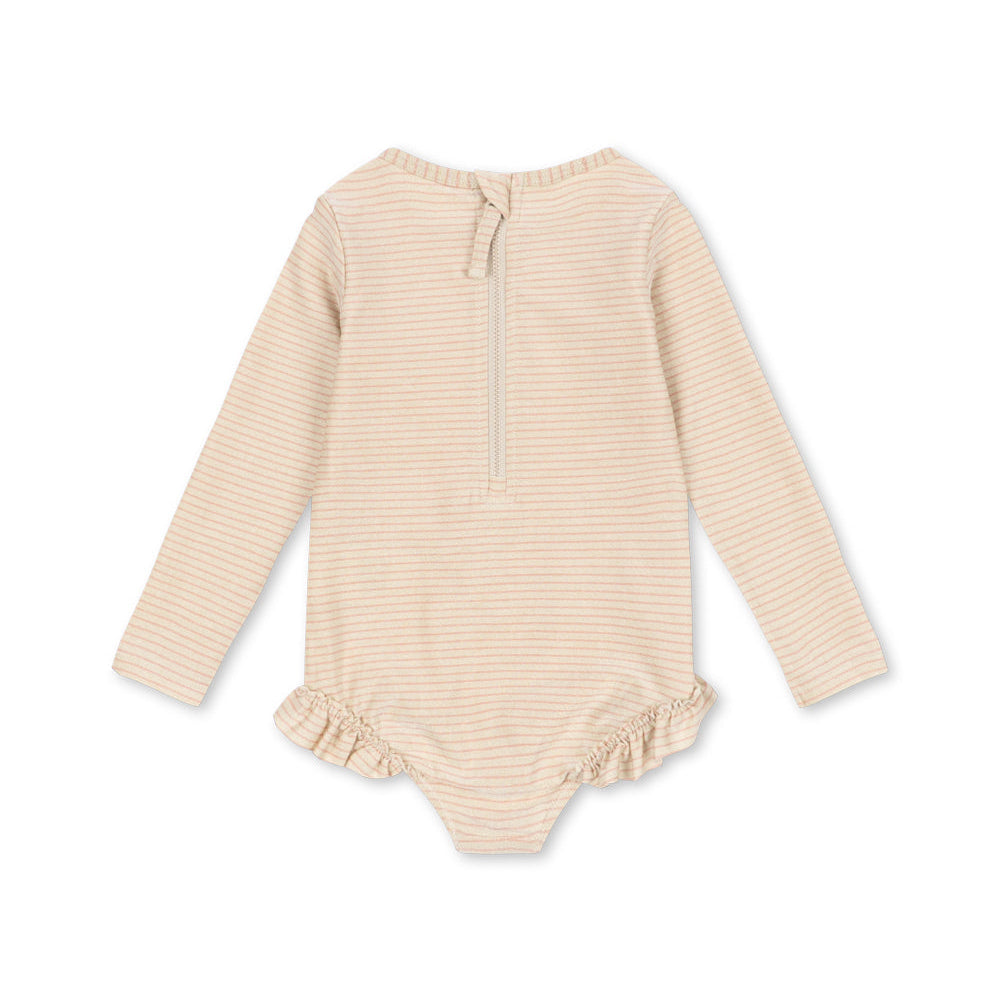 Konges Slojd Jade LS Swimsuit - Rose Stripe 4