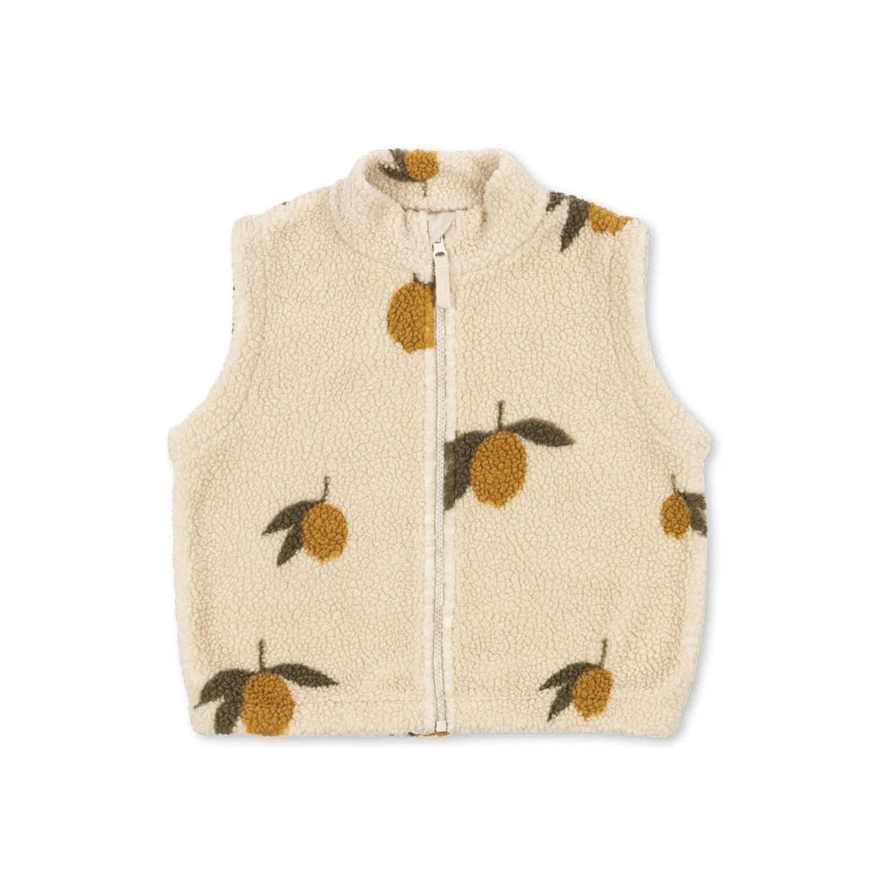 Konges Slojd Jody Teddy Vest Mon Grand Citron