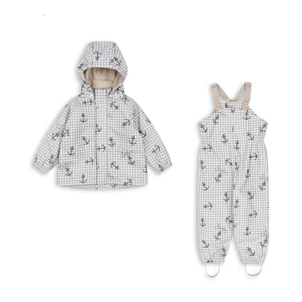 Konges Slojd Rainy Palme Set Sailor Check