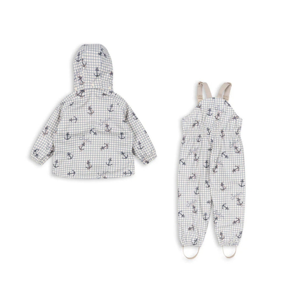 Konges Slojd Rainy Palme Set Sailor Check