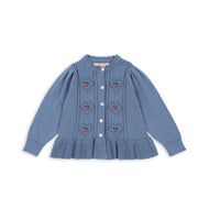 Konges Slojd Soleil Cardigan Gots Country Blue