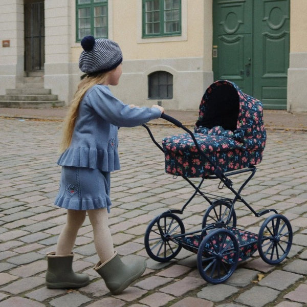 Konges Slojd Soleil Knit Skirt Gots Country Blue