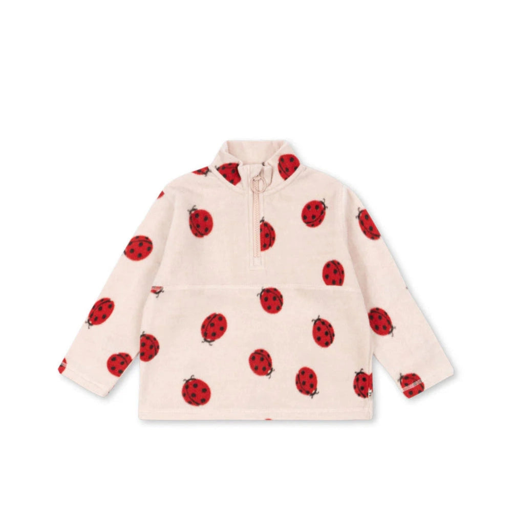 Konges Slojd Tavi Fleece Sweatshirt Ladybug