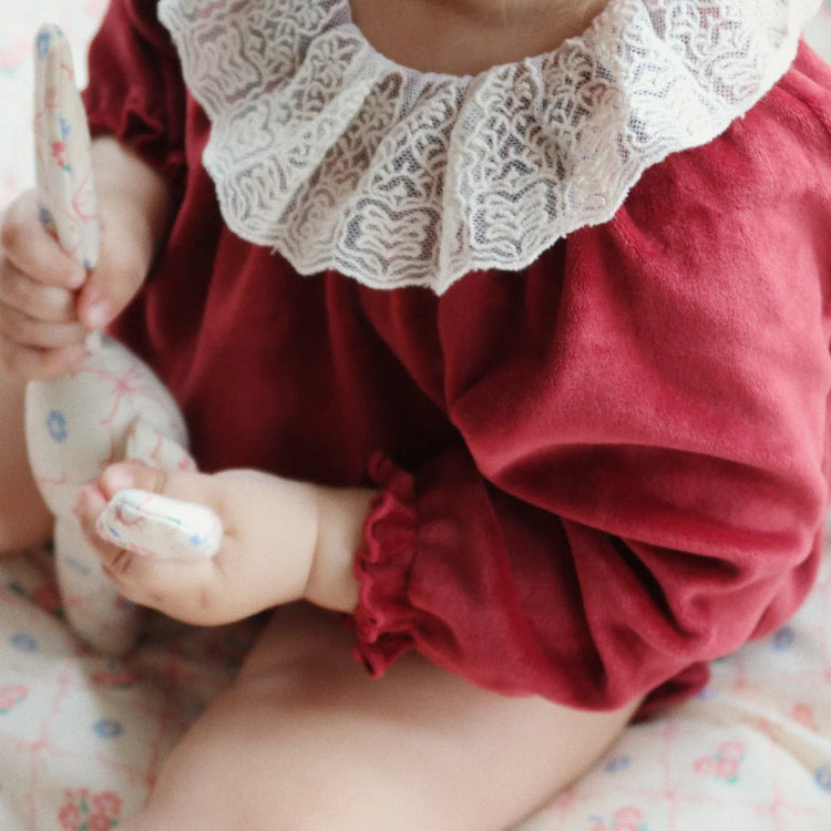 Konges Slojd Venola Romper Red Dahlia