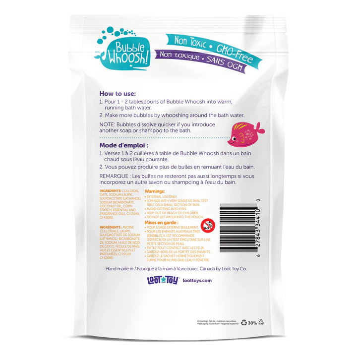 Loot Toy Co Foaming Bath Powder Aquamarine for a soothing kids bath