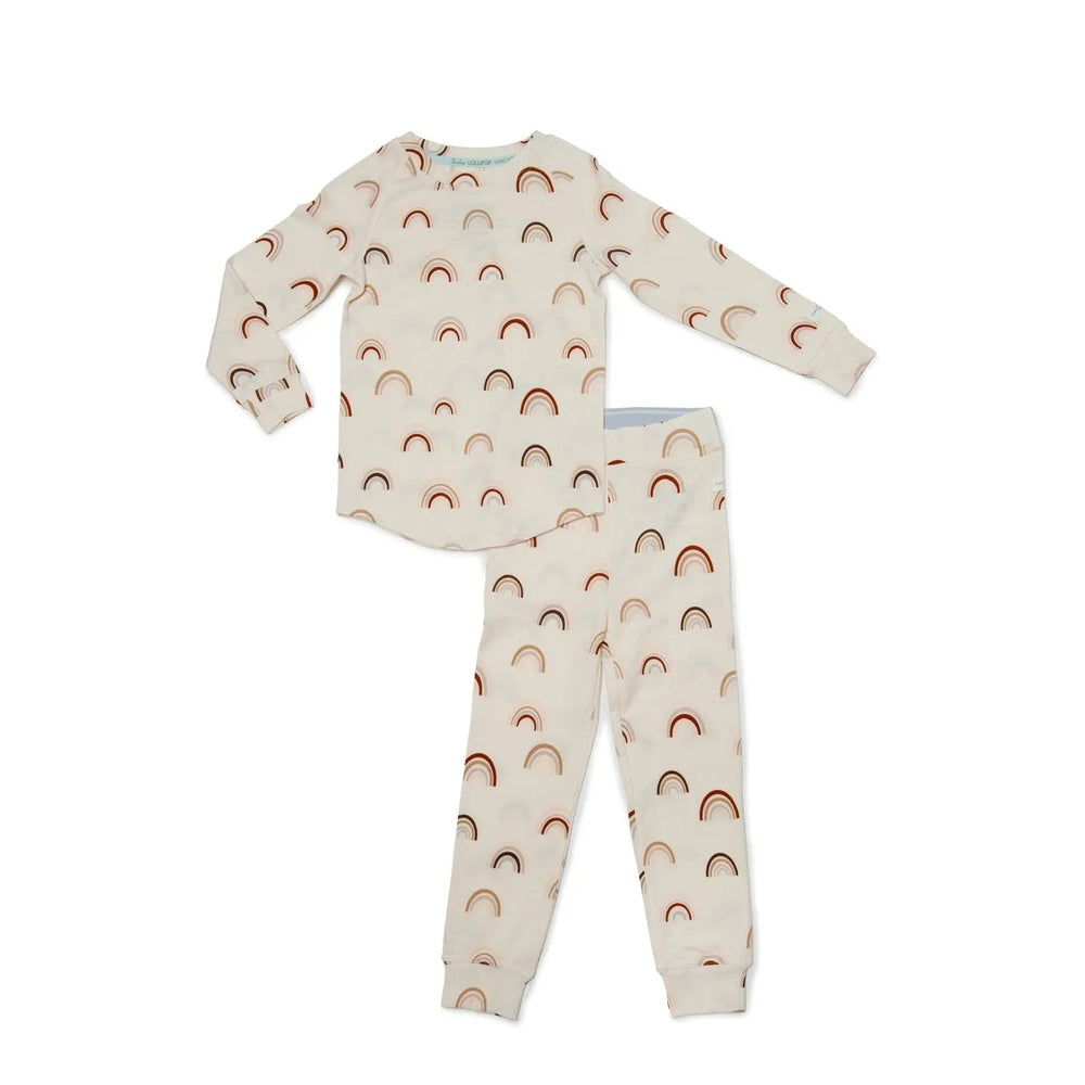 Loulou Lollipop 2 pc Pajama Set Canyon Rainbow