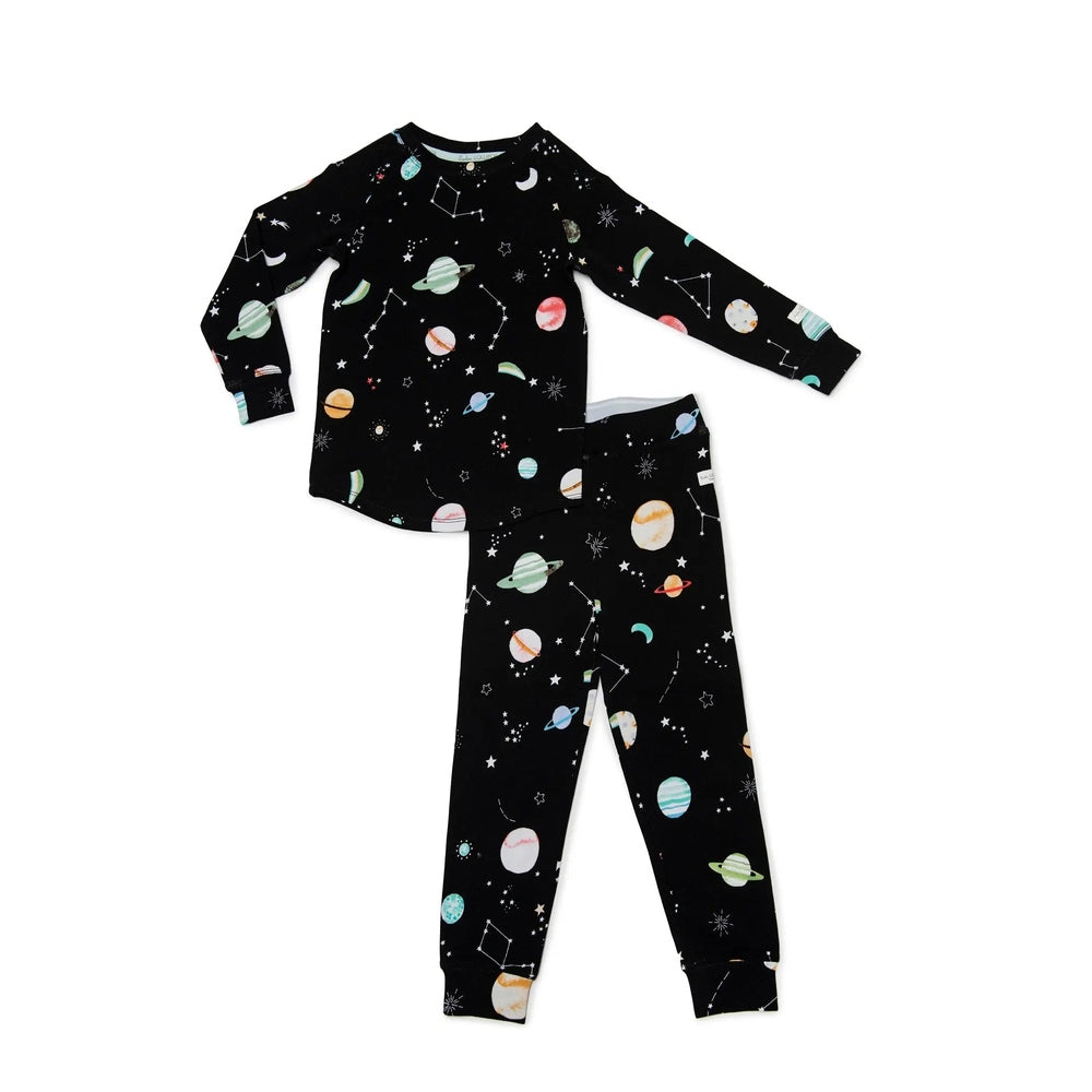 Loulou Lollipop 2pc Pajama Set Planets