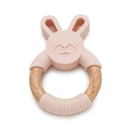 Loulou Lollipop Bunny Silicone And Wood Teether