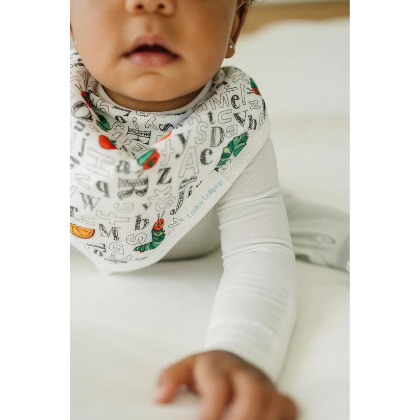 Loulou Lollipop Eric Carle Bandana Bib-Alphabet