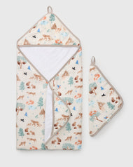 Loulou Lollipop Hooded Towel Set