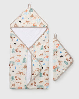 Loulou Lollipop Hooded Towel Set