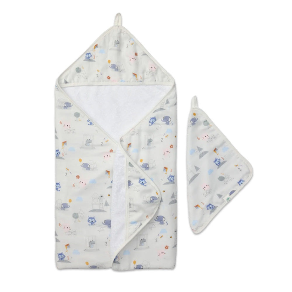 Loulou Lollipop Hooded Towel Set
