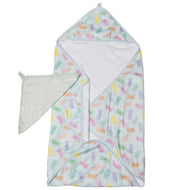 Loulou Lollipop Hooded Towel Set