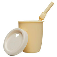 Loulou Lollipop Kids Silicone Cup With Straw Born To Be Wild