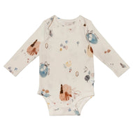 Loulou Lollipop Long Sleeve Bodysuit Cozy Forest