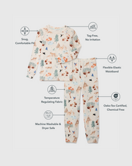 Loulou Lollipop Long Sleeve Pajama Set - Llama Adventures