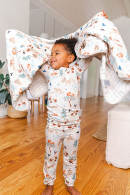Loulou Lollipop Long Sleeve Pajama Set - Llama Adventures