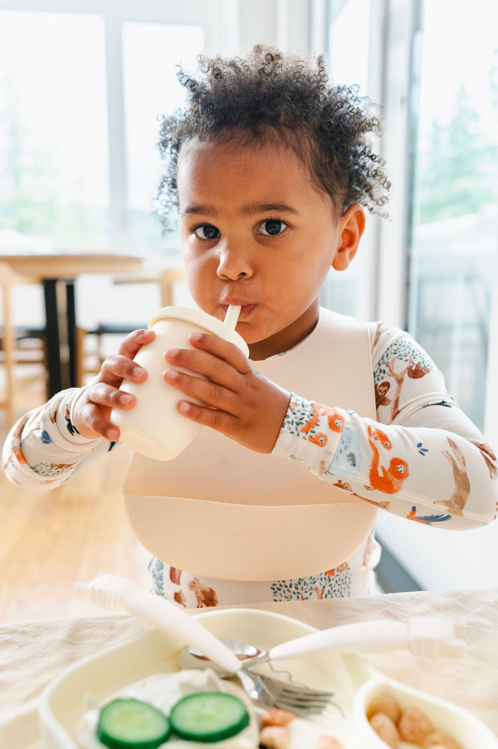 Loulou Lollipop Long Sleeve Pajama Set - Llama Adventures – feature view 4 of 4