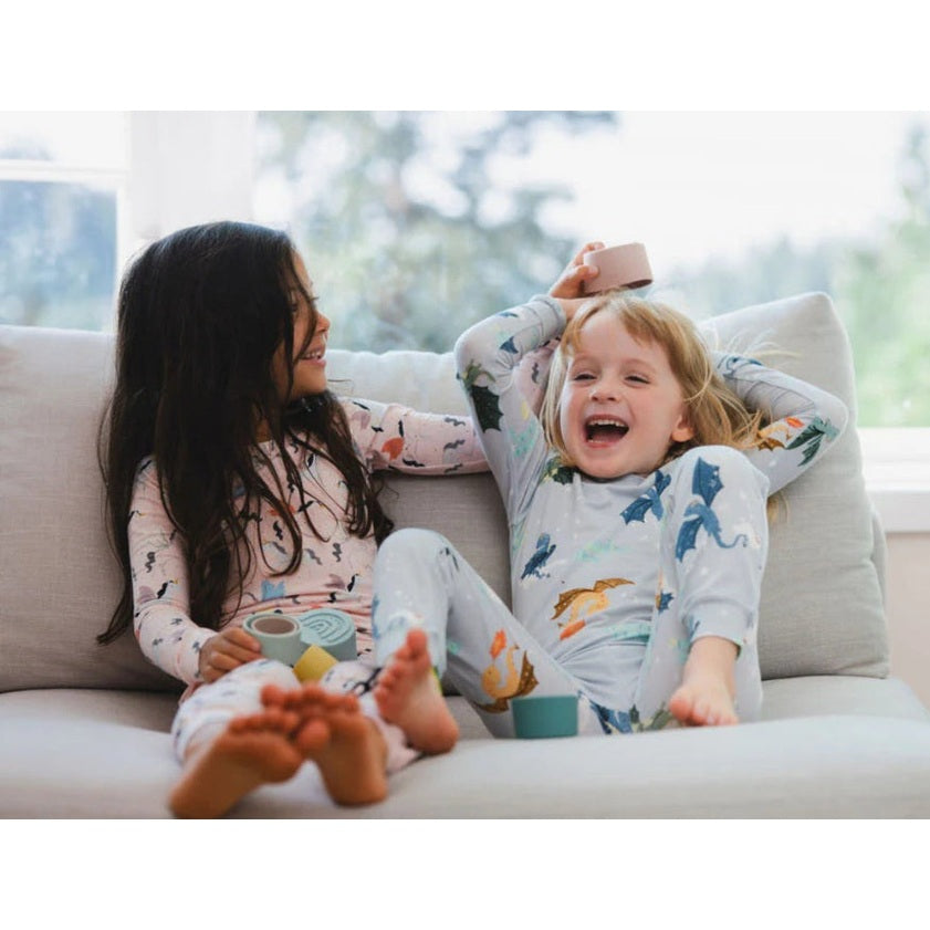 Loulou Lollipop Long Sleeve Pajama Set Magical Dragons