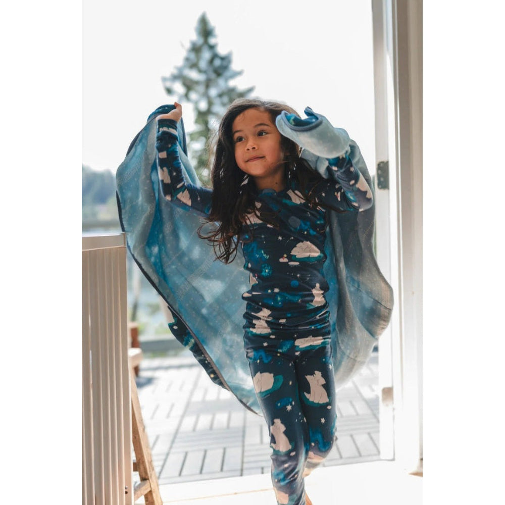 Loulou Lollipop Long Sleeve Pajama Set Stargazing Bear