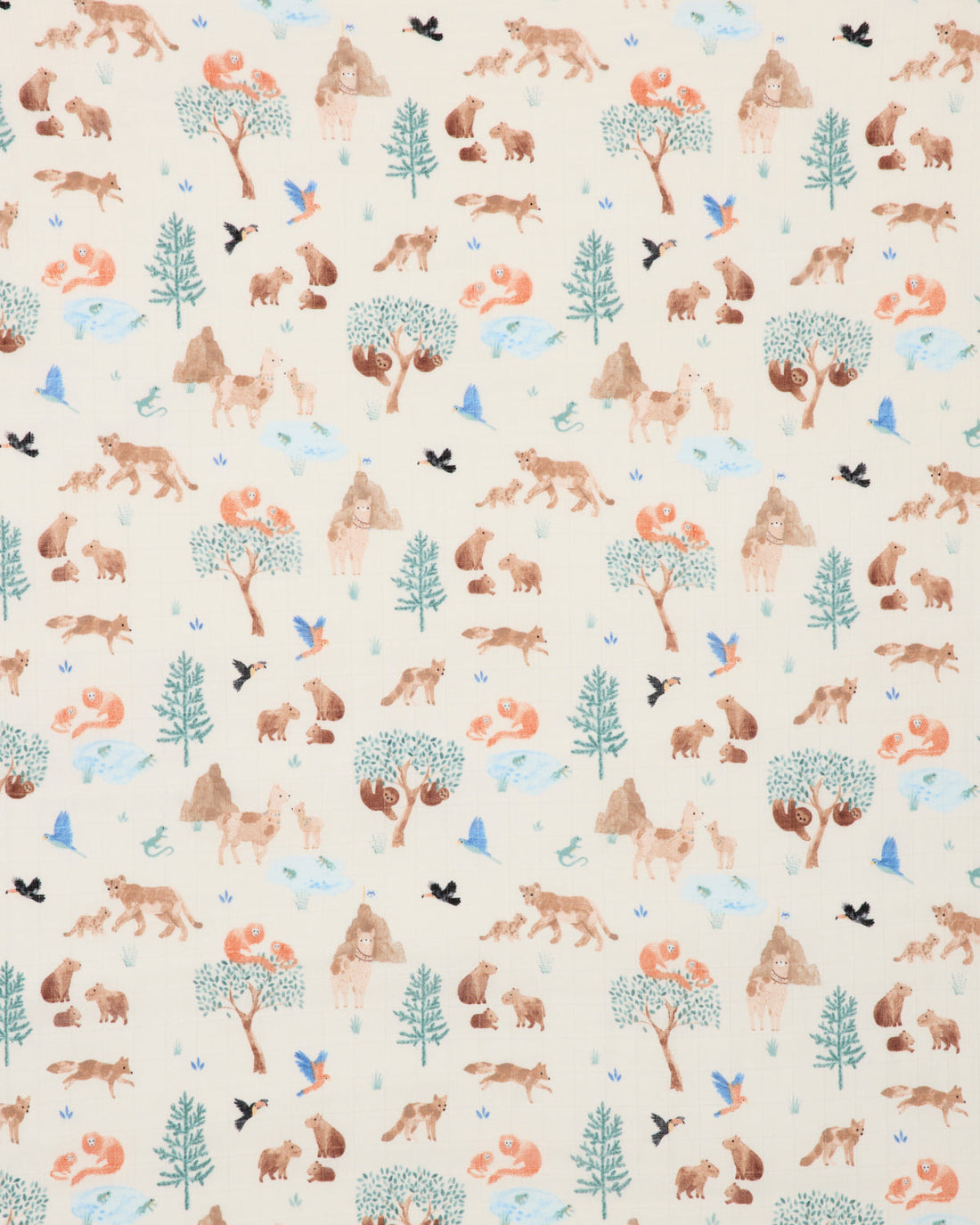 Loulou Lollipop Muslin Fitted Crib Sheet – lifestyle view 2 of 3