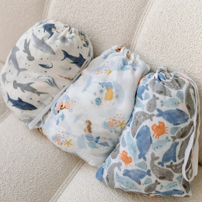 Loulou Lollipop Muslin Fitted Crib Sheet