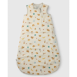 Loulou Lollipop Muslin Lightweight Sleep Bag 0.5 TOG - French Breakfast