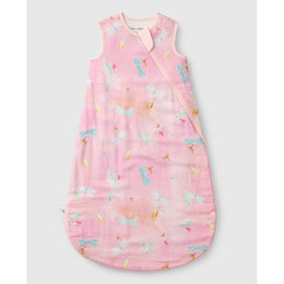 Loulou Lollipop Muslin Lightweight Sleep Bag 0.5 TOG - Dancing Dragonflies