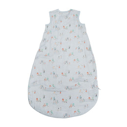 Loulou Lollipop Muslin Lightweight Sleep Bag 0.5 TOG - Ice Hockey