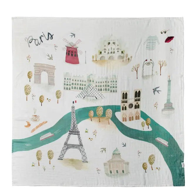 Loulou Lollipop Muslin Quilt Blanket