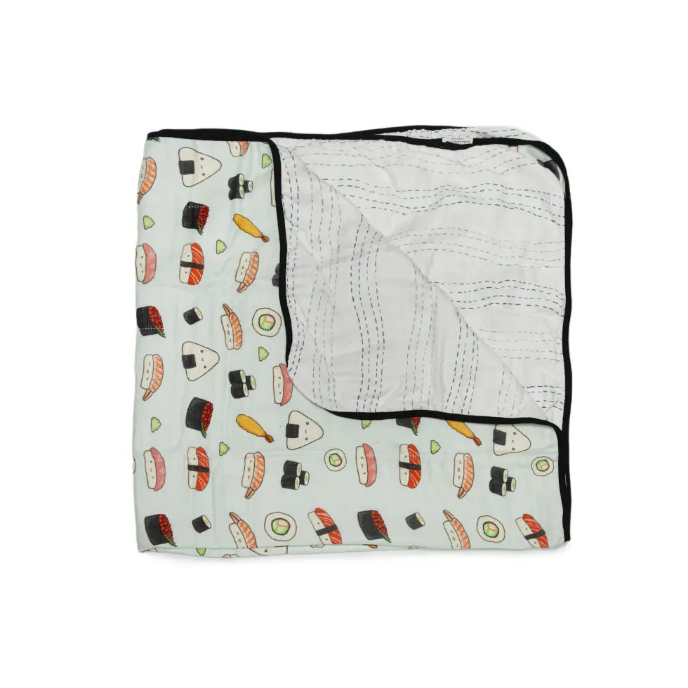 Loulou Lollipop Muslin Quilt Blanket