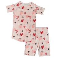 Loulou Lollipop Short Pajama Set Pink Pup