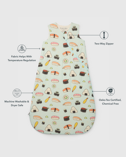 Loulou Lollipop TENCEL™ Sleep Bag 1.0 TOG - Sushi