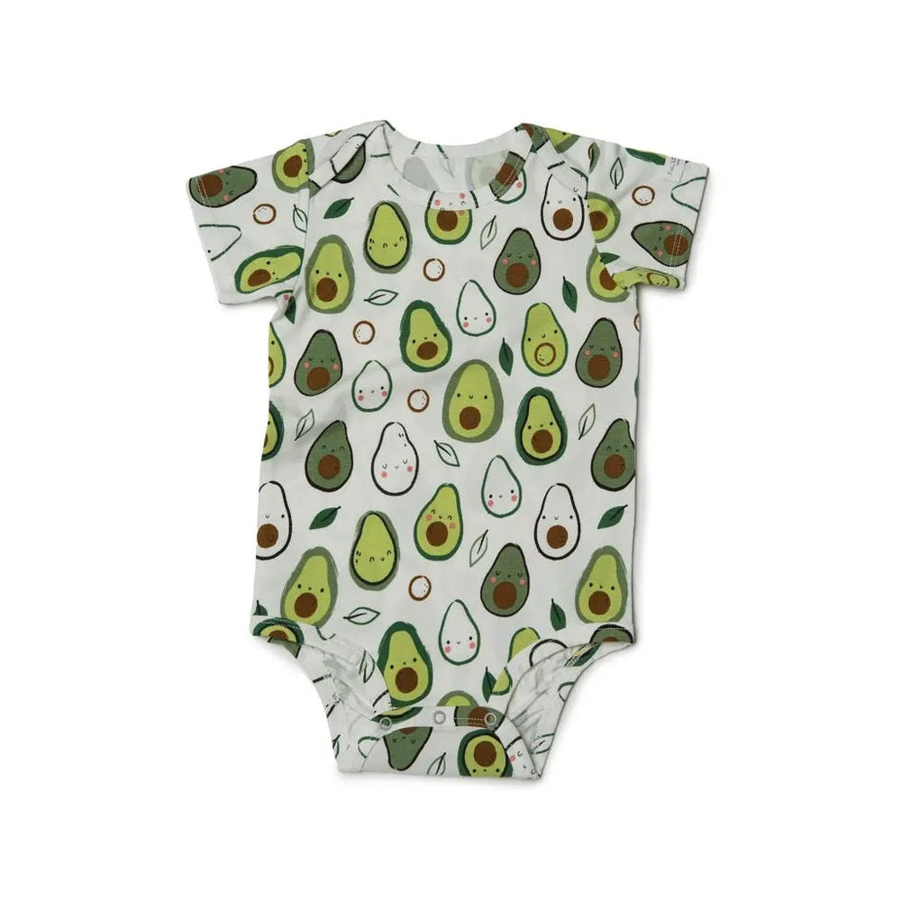 Loulou Lollipop Unisex Bodysuit In Tencel Avocado