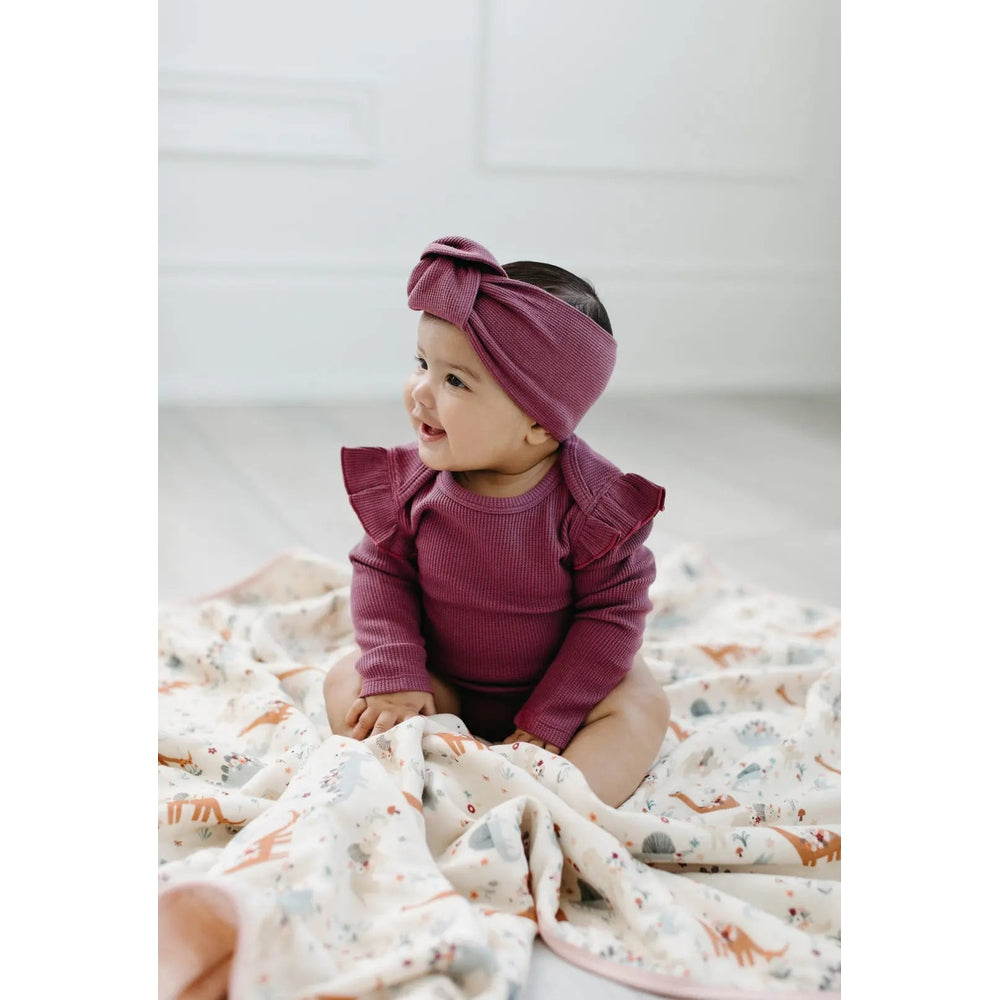 Loulou Lollipop Waffle Knotted Headband Sugar Plum