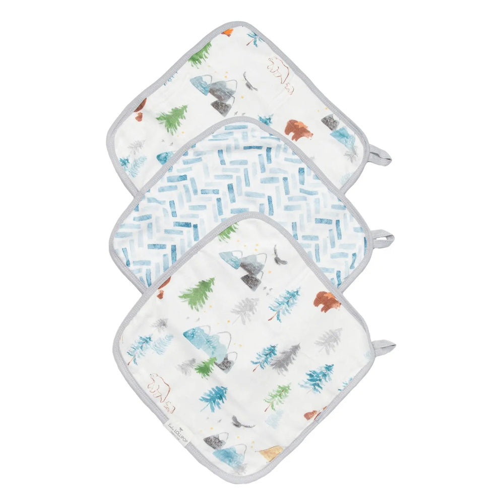 Loulou Lollipop Washcloth 3 Pieces Set