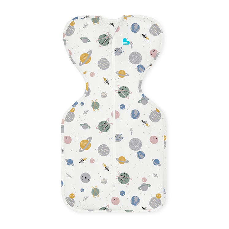 Love To Dream Swaddle Up Cotton 0.2 Tog Rocket White Space