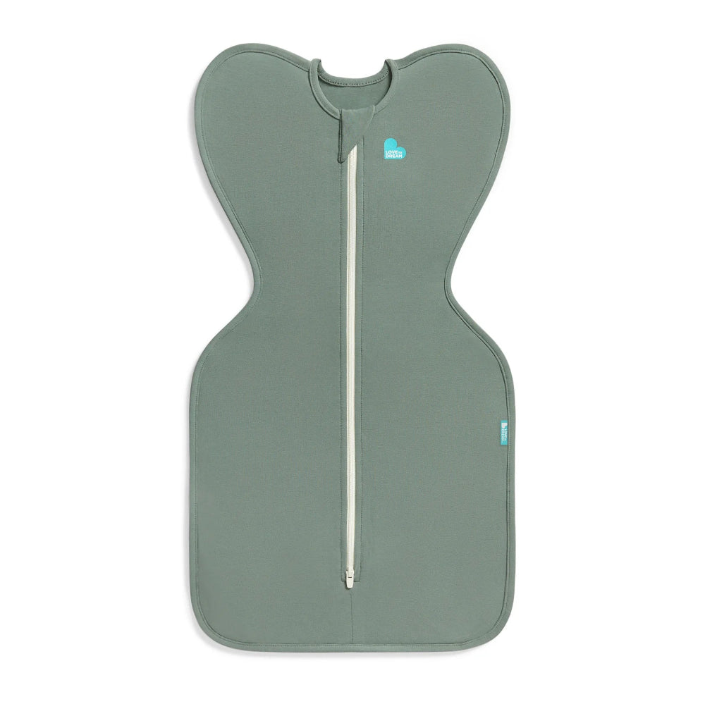 Love To Dream Swaddle Up Original Cotton 1.0 Tog Deep Olive