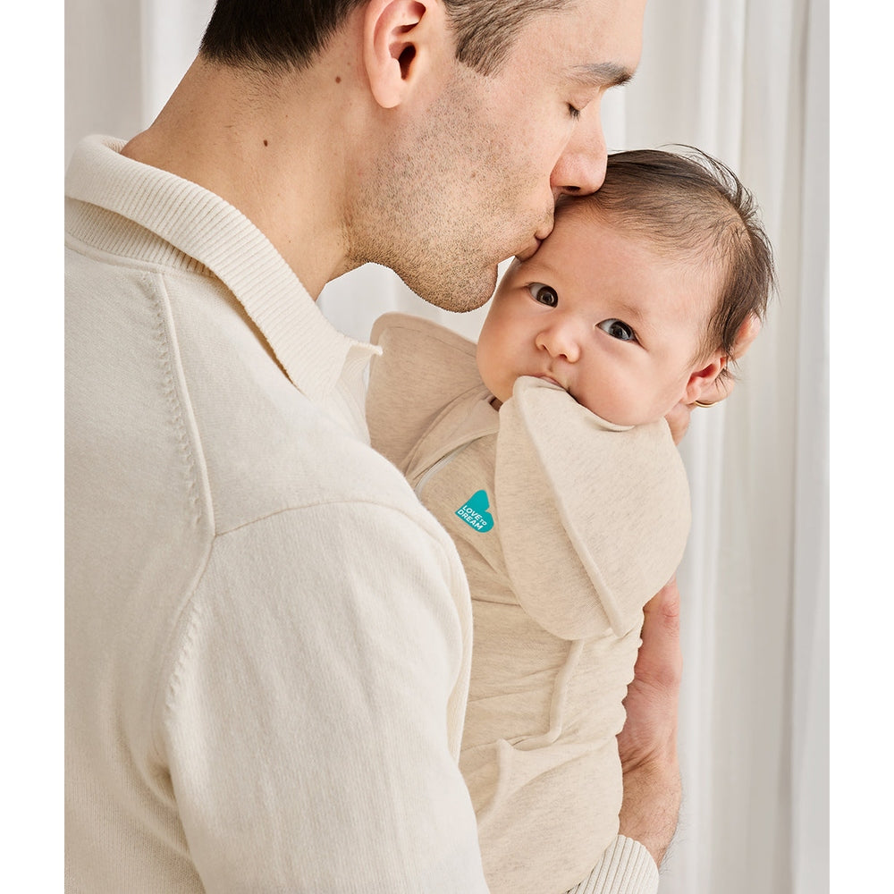 Love To Dream Swaddle Up Original Cotton 1.0 Tog Oatmeal product detail view