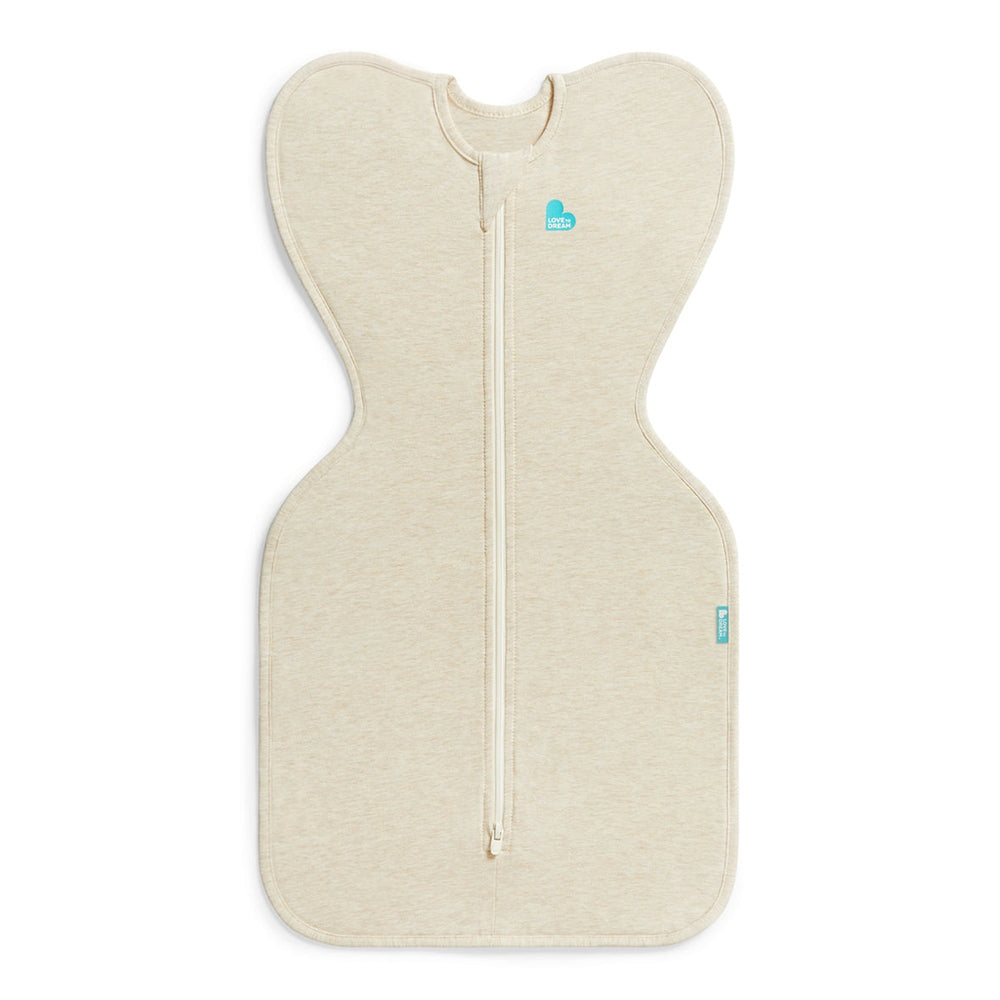 Love To Dream Swaddle Up Original Cotton 1.0 Tog Oatmeal side view