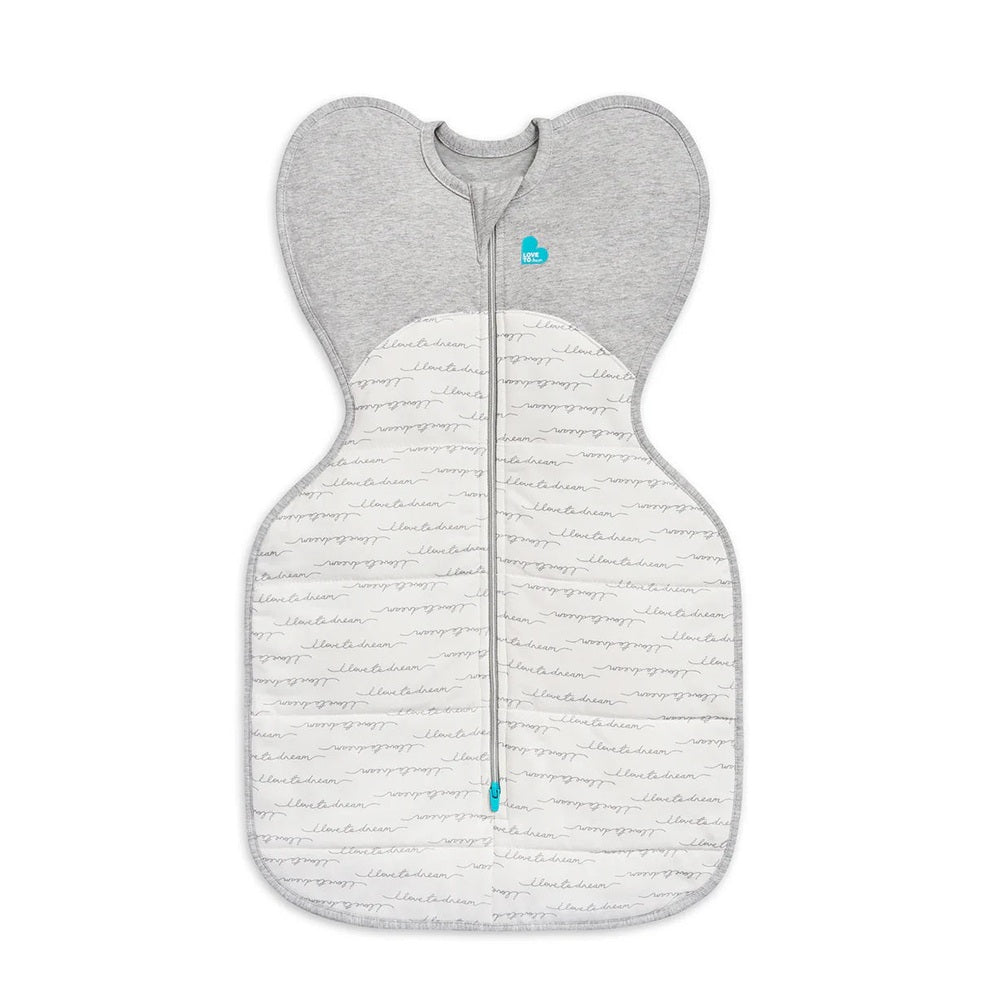 Love To Dream Swaddle Up Quilted Cotton 2.5 Tog Dreamer White