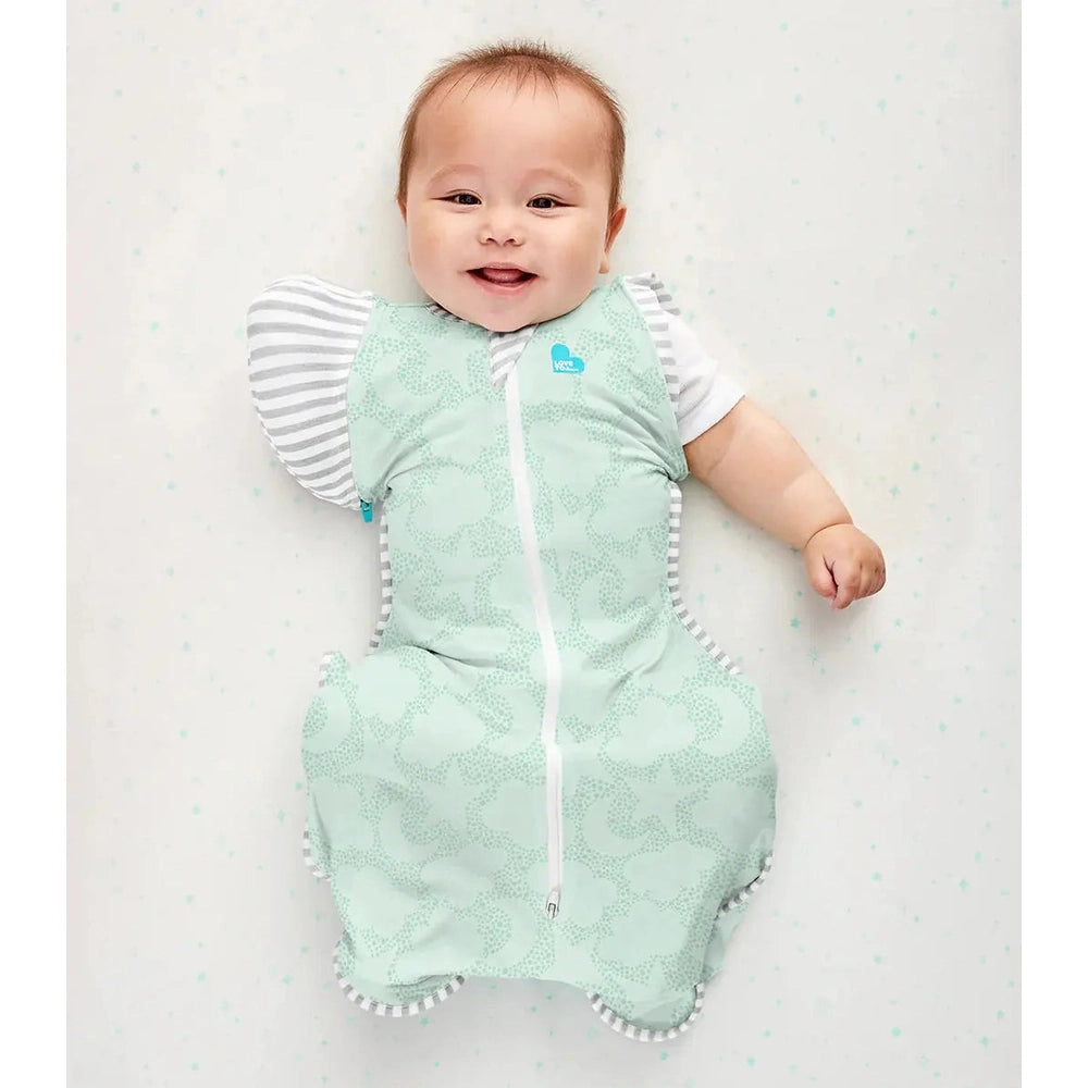 Love To Dream Swaddle Up Transition Bag Organic Cotton 1.0 Tog Celestial Dot Mint