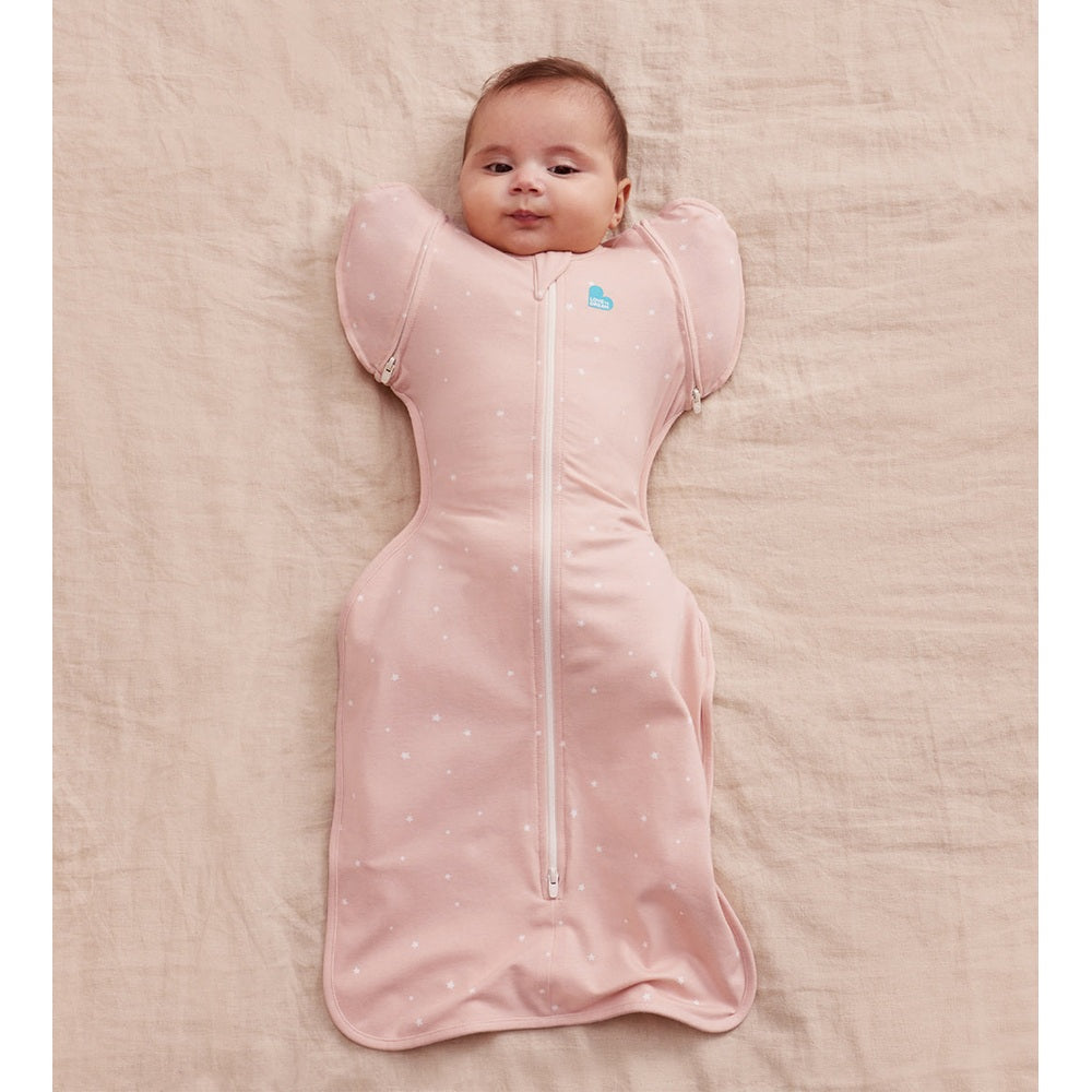 Love To Dream Swaddle Up Transition Bag Original Cotton 1.0 Tog Powder Pink Twinkle