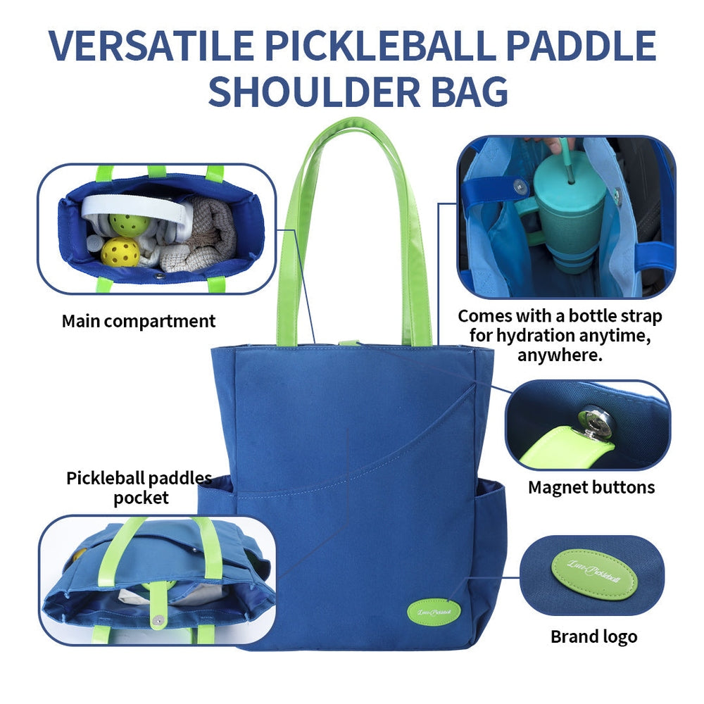 Luzzpickleball Minions Versatile Pickleball Paddle Shoulder Bag