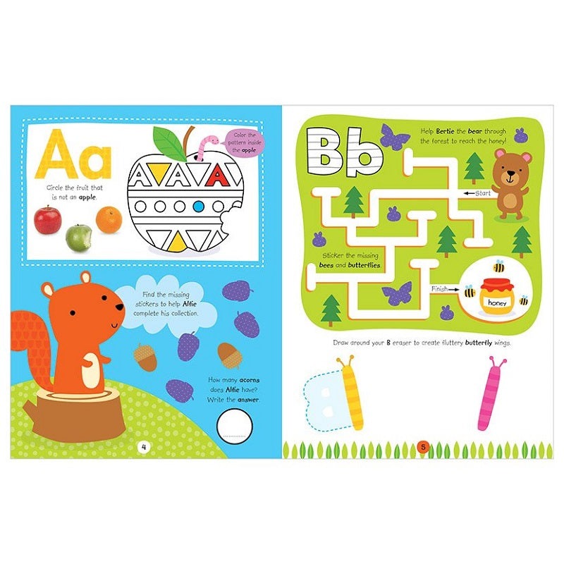 Make Believe Ideas My First Abc Sticker Activity Book