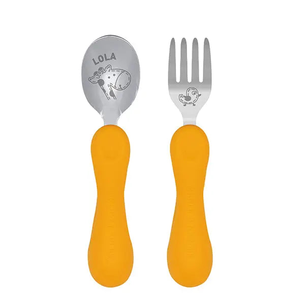 Marcus & Marcus Easy Grip Spoon & Fork Set
